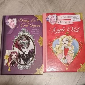 Lot of 2 Monster High Diary of Books New Never Read